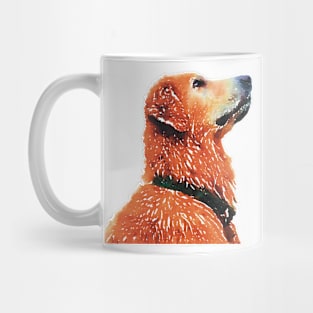 Golden Retriever Excited Mug